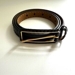 Prada Black Leather Belt